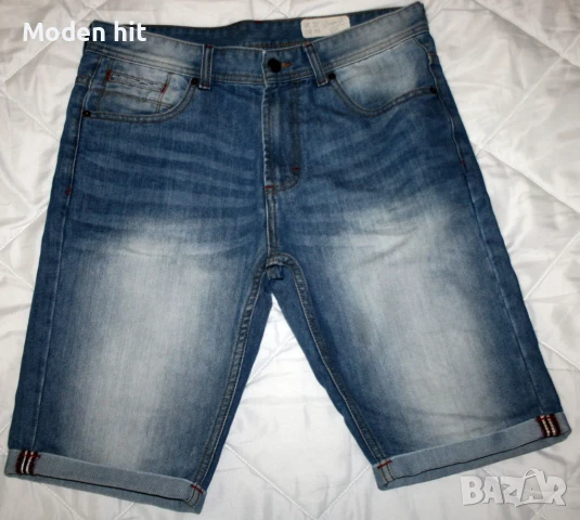  Bershka,  Denim Co, FSBN, H&M - мъжки и тийнеджърски дънкови 3/4-ти панталони , снимка 2 - Дънки - 18381382