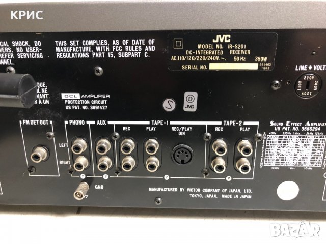 JVC JR-S201 Stereo receiver, снимка 15 - Ресийвъри, усилватели, смесителни пултове - 37065135