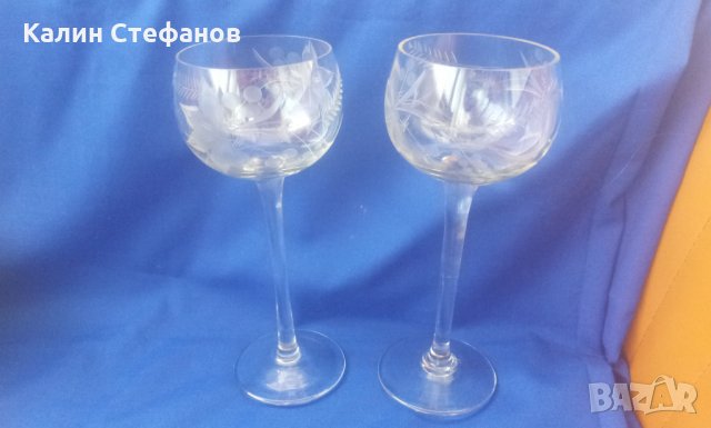 Нови кристални гравирани сватбени чаши, снимка 7 - Други - 30471838