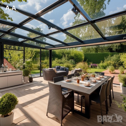 Зимни и летни градини със стъклен покрив! Немски стандарт!, снимка 10 - Градинска техника - 44561351