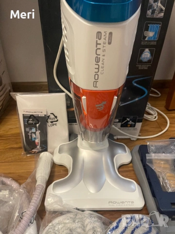 НОВА Rowenta Clean & Steam Multi RY8534WH – Прахосмукачка + Парочистачка | 2 в 1, снимка 4 - Прахосмукачки - 53238677