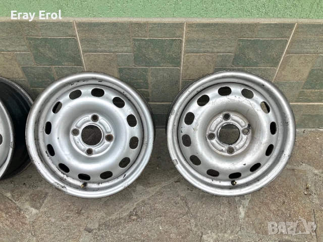 14 железни джанти 4x108 Ford Fiesta Ka Fusion Focus 4х108 Форд, снимка 4 - Гуми и джанти - 47139677