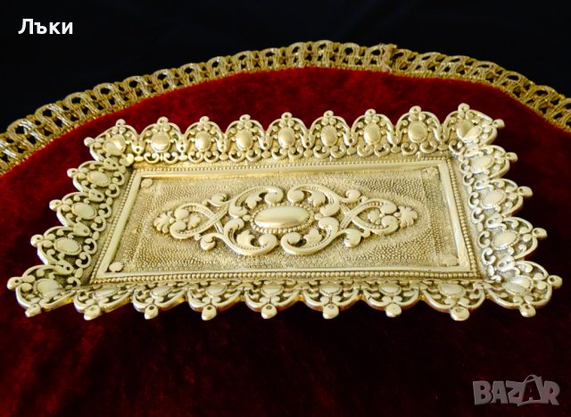 Кралски бронзов съд,бижутерка,барок. , снимка 5 - Антикварни и старинни предмети - 36673910