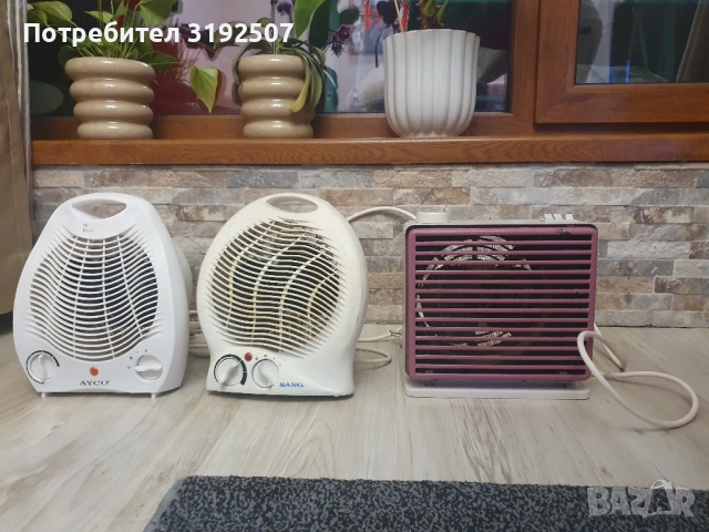 Три броя вентилаторни печки 