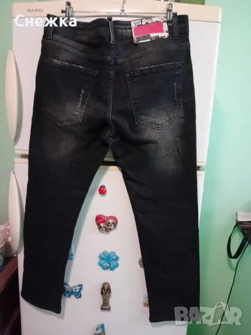 черни дънки .мъжки, снимка 2 - Дънки - 53050347