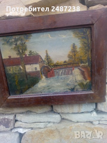 Стара картина на Ив.Шошлев, снимка 3 - Картини - 35184541