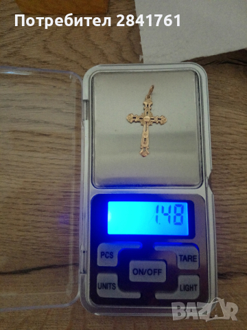 Златно кръстче 14К, снимка 4 - Колиета, медальони, синджири - 44683160