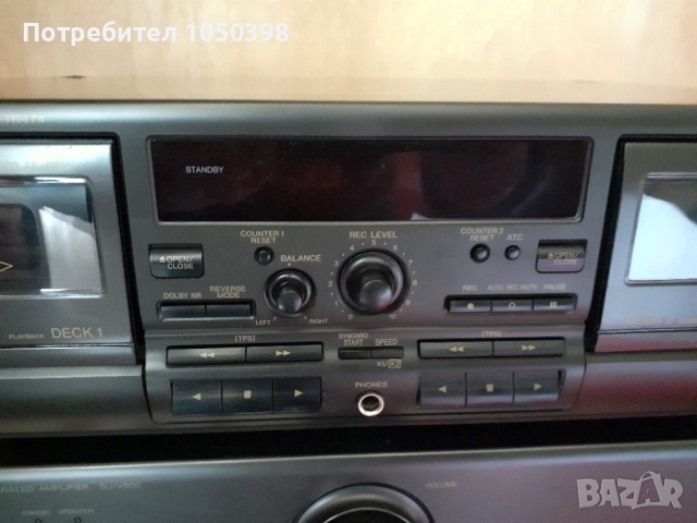 Дек Technics RS-TR474- Японски двукасетъчен автореверс- Като Нов, снимка 5 - Декове - 52816081