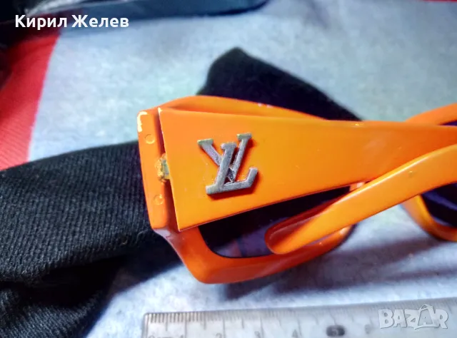 LV MADE in ITALY ШИКОЗНИ ФЕШЪН АРТ МОДЕЛ СЛЪНЧЕВИ ОЧИЛА с КАЛЪФ 47695, снимка 4 - Слънчеви и диоптрични очила - 47541387