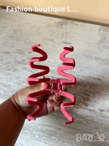 Розова шнола за коса ❤️, снимка 3 - Аксесоари за коса - 52412133
