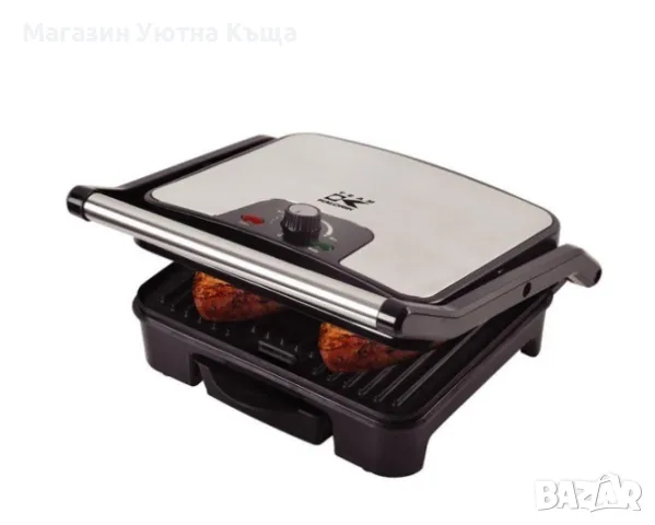 НОВ Несмки Контактен Грил с ГАРАНЦИЯ Kalorik TKG COG 1000, снимка 4 - Скари - 49676670