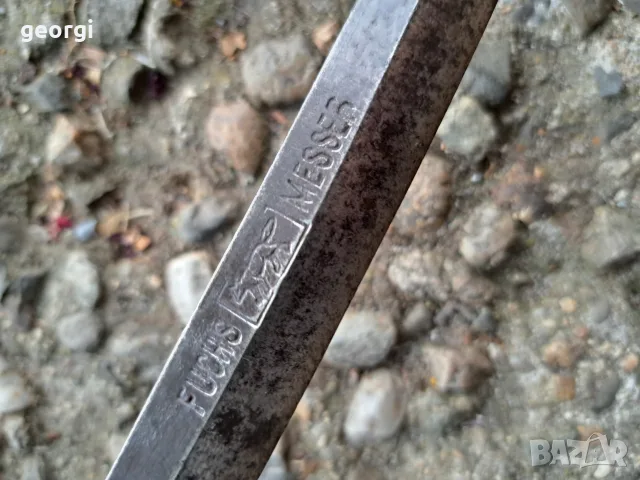 стар немски рокан Fuchs Messer 34/4, снимка 2 - Антикварни и старинни предмети - 55805323