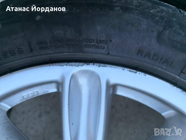 17 цола джанти BBS с гуми + фланци , снимка 10 - Гуми и джанти - 52519975