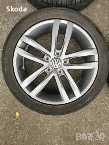 джанти vw touran golf 17 5x112 , снимка 3 - Гуми и джанти - 56477252
