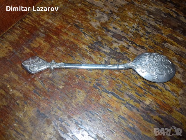 Лъжичка, снимка 2 - Антикварни и старинни предмети - 37652610