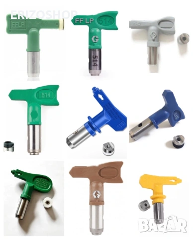 НОВИ ! Дюзи за безвъздушно боядисване HEA Pro Tip - ниско налягане, снимка 5 - Други машини и части - 38151115