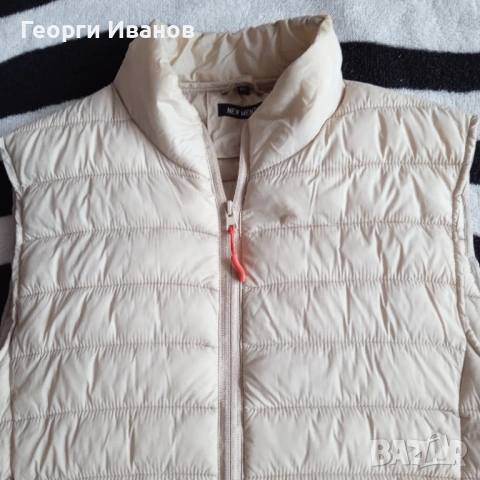 НОВА БЕЗ ЕТИКЕТ L/XL ГРЕЙКА ПУХЕНКА ЕЛЕК Gillet Down Vest бежов преходен , снимка 3 - Други - 53901532