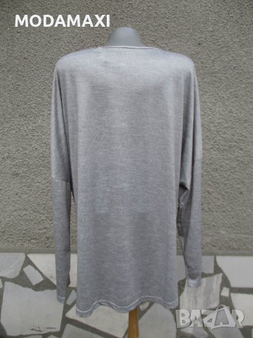 3XL Блуза в сиви цветове , снимка 4 - Блузи с дълъг ръкав и пуловери - 39828907