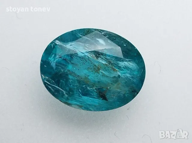 Рядък апатит в голям размер и зелено син цвят - 8.20кт.! Нов!, снимка 2 - Други - 50106351