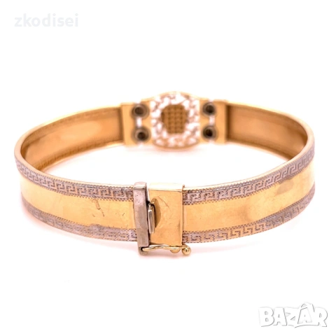 Златна дамска гривна 15,98гр. 14кр. проба:585 модел:36348-5, снимка 3 - Гривни - 53256936