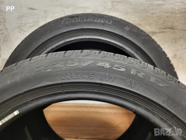 2 бр. 225/45/17 Pirelli / летни гуми, снимка 7 - Гуми и джанти - 49589395