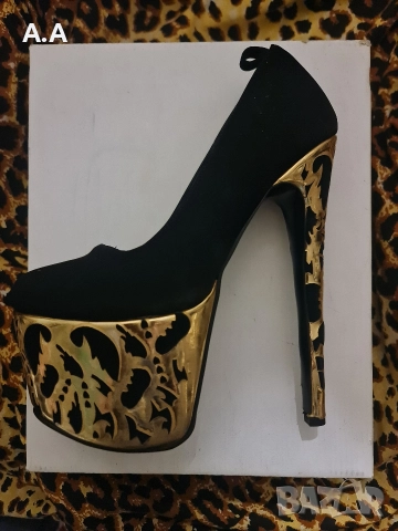 Официални много високи обувки 40лв.нови , снимка 3 - Дамски обувки на ток - 52807655