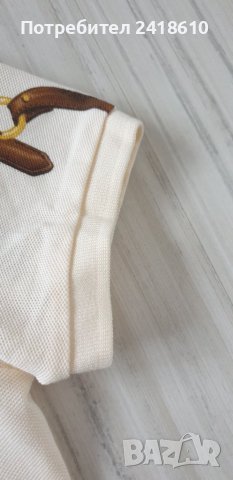 POLO Ralph Lauren Pique Cotton Slim Fit Stretch Womens Size M / S НОВО! ОРИГИНАЛ! Дамска Тениска!, снимка 12 - Тениски - 44480611