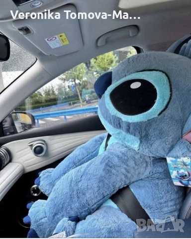 Плюшена играчка Стич и Лило 100см 120см 140см 