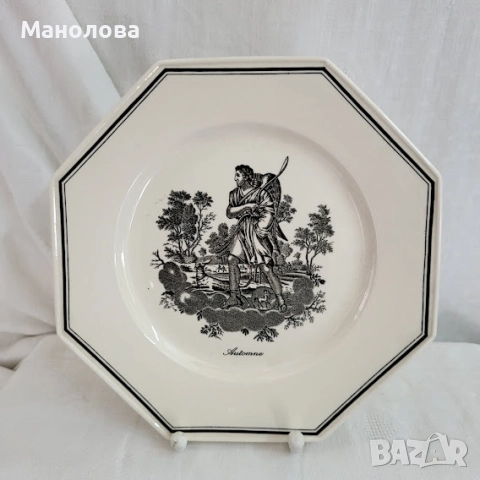 Две осмоъгълни чинии на Villeroy & Boch от серията четири сезона., снимка 3 - Други ценни предмети - 52450847