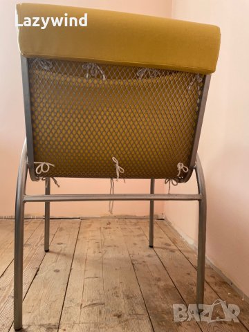 Метален винтидж стол , снимка 4 - Столове - 39210300