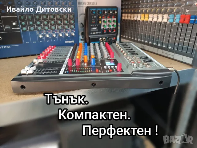 Пулт Миксер Смесител, снимка 5 - Ресийвъри, усилватели, смесителни пултове - 55798676