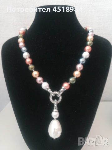 Перли Майорка , снимка 2 - Колиета, медальони, синджири - 51396084