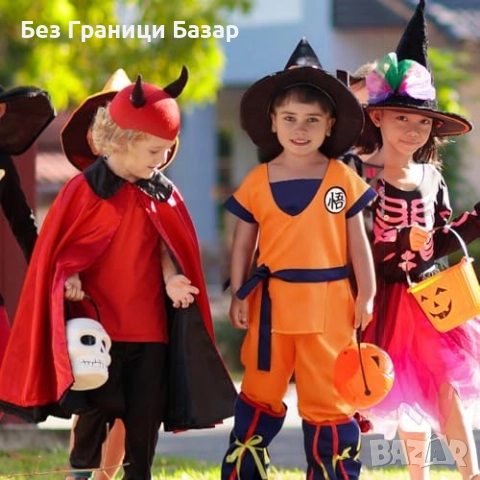 Нов Dragon Z костюм за деца аниме косплей Хелоуин парти карнавал облекло, снимка 6 - Други - 51620090