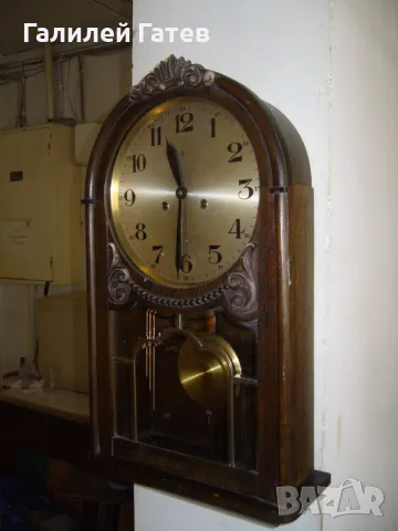 Старинен Часовник Gustav Becker - Работещ, снимка 2 - Антикварни и старинни предмети - 49093074