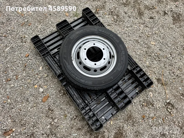 Резервна гума+Джанта 16цола 6x205 за ДВОЙНА ГУМА Mercedes Sprinter(2006-2026),Vw Crafter(2006-2017), снимка 2 - Гуми и джанти - 55668026