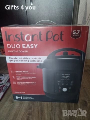 Нов мултикукър Instant Pot Duo Easy 5.7 l - Цена: 170 лв