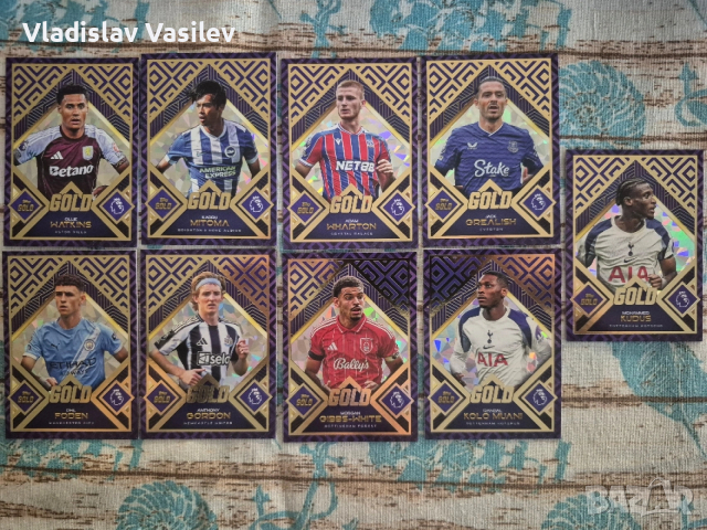 Topps Gold EPL 2026 - Base & Inserts