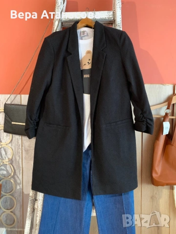 👠 Удължено сако Vero moda с набор на ръкавите🍒 хл/2 хл✔️, снимка 2 - Сака - 54101818