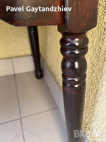 Продавам старинен стол- масичка, снимка 5 - Столове - 54105745