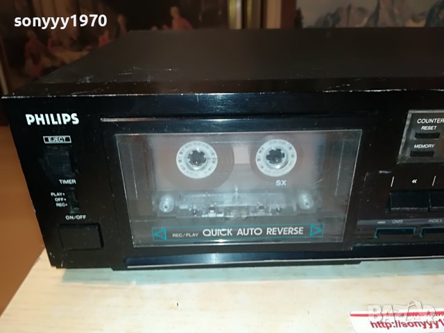 PHILIPS FC566 QUICK REVERSE DECK-MADE IN JAPAN 0908222017, снимка 10 - Декове - 37646257