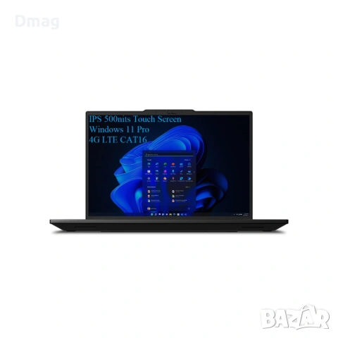 14" тъч ThinkPad P14s / Ryzen 5 PRO 8640HS/16GB DDR5/ 512GB SSD/4G LTE