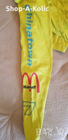 CHINATOWN MARKET NASCAR Long Sleeve Neon Crewneck Sweatshirt , снимка 4 - Блузи - 35178112