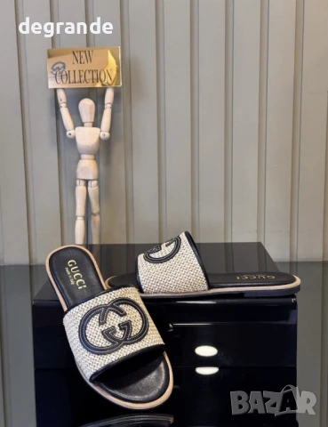 Чeхли Gucci в два цвята , снимка 2 - Чехли - 50881021