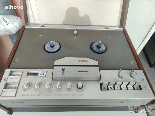 Магнетофон Philips 4407#1, снимка 2 - Грамофони - 56460145