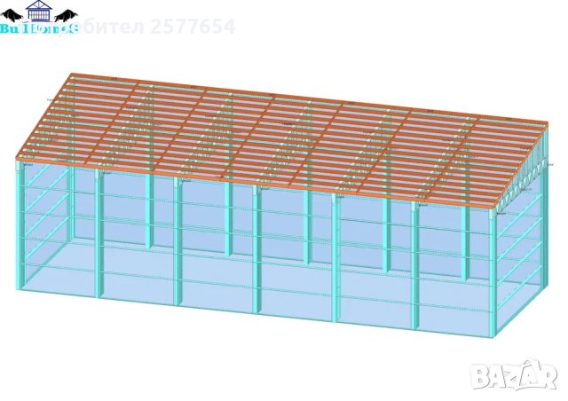 ЛИЗИНГ - Хале, Халета, Склад, Складове, Магазин, Магазини - 117м2, снимка 8 - Строителни материали - 44258162