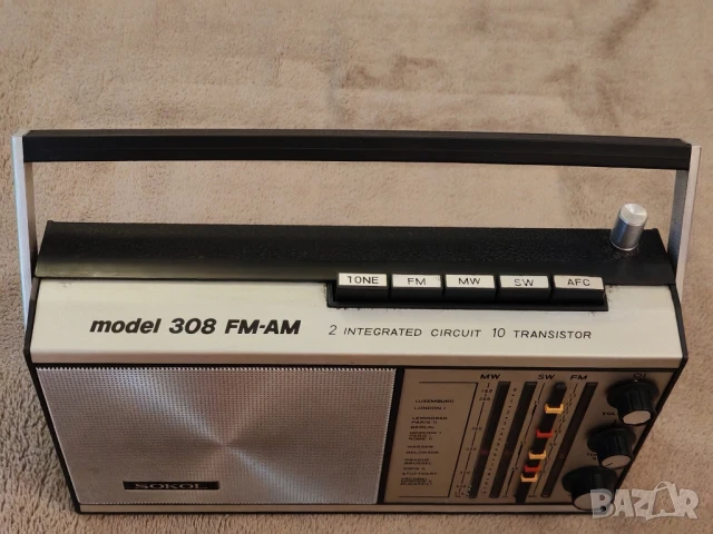 Стар транзистор Сокол, СССР. , снимка 14 - Радиокасетофони, транзистори - 50535032