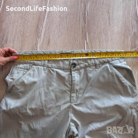 Мъжки сиво къси панталони Samsoe Samsoe размер 32 памук, снимка 6 - Къси панталони - 53244667