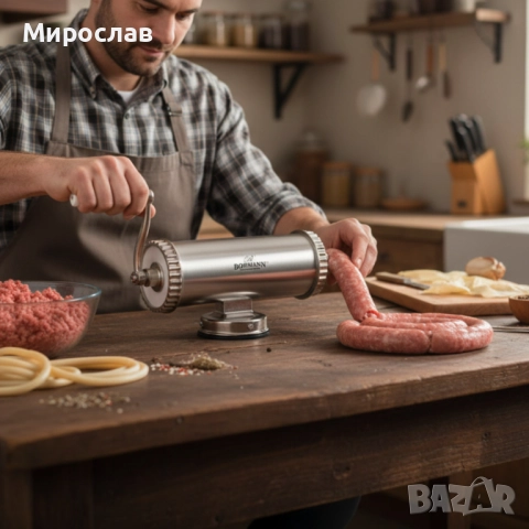 Пълначка за колбаси Bohmann BH 02-750 – Стабилна, удобна и идеална за домашни наденици, снимка 6 - Други стоки за дома - 52546865