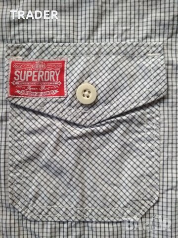 риза с дълъг ръкав SUPER DRY JPN, снимка 9 - Ризи - 30112109