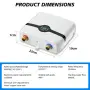 Мигновен електрически бойлер 220 V 6500 W без резервоар LED дисплей температура компактен – 6500 W, снимка 2